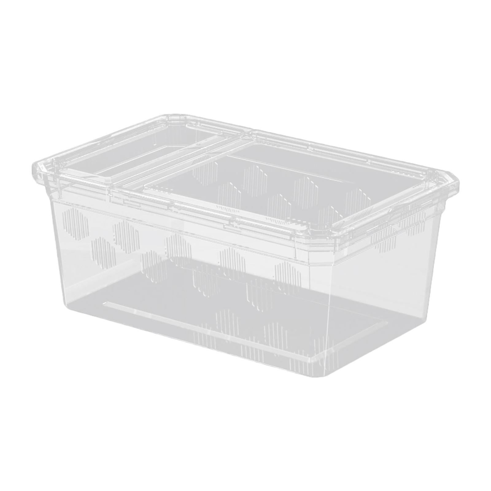 Rectangular Box Hatching Bvdfgk Reptile Feeding Box Breeding Box Reusable Cage Hatching ...