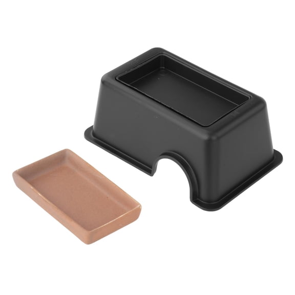Bvdfgk Reptile Hideout Box Gecko Hide Cave Reptile Box Reptiles Pet Toy for Amphibians, M StyleC