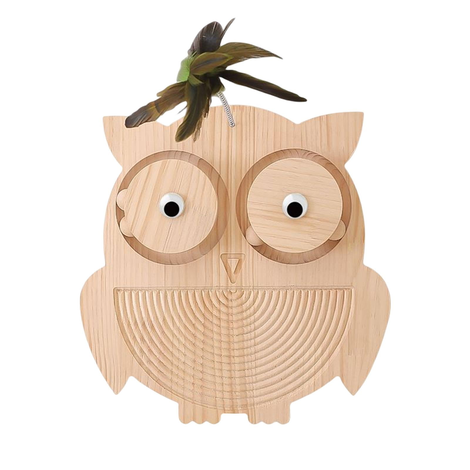 Bvdfgk Scratcher, Lightweight Teaser Portable Interactive Toy Durable Cat Scratching Owl