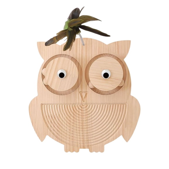 Bvdfgk Scratcher, Lightweight Teaser Portable Interactive Toy Durable Cat Scratching Owl