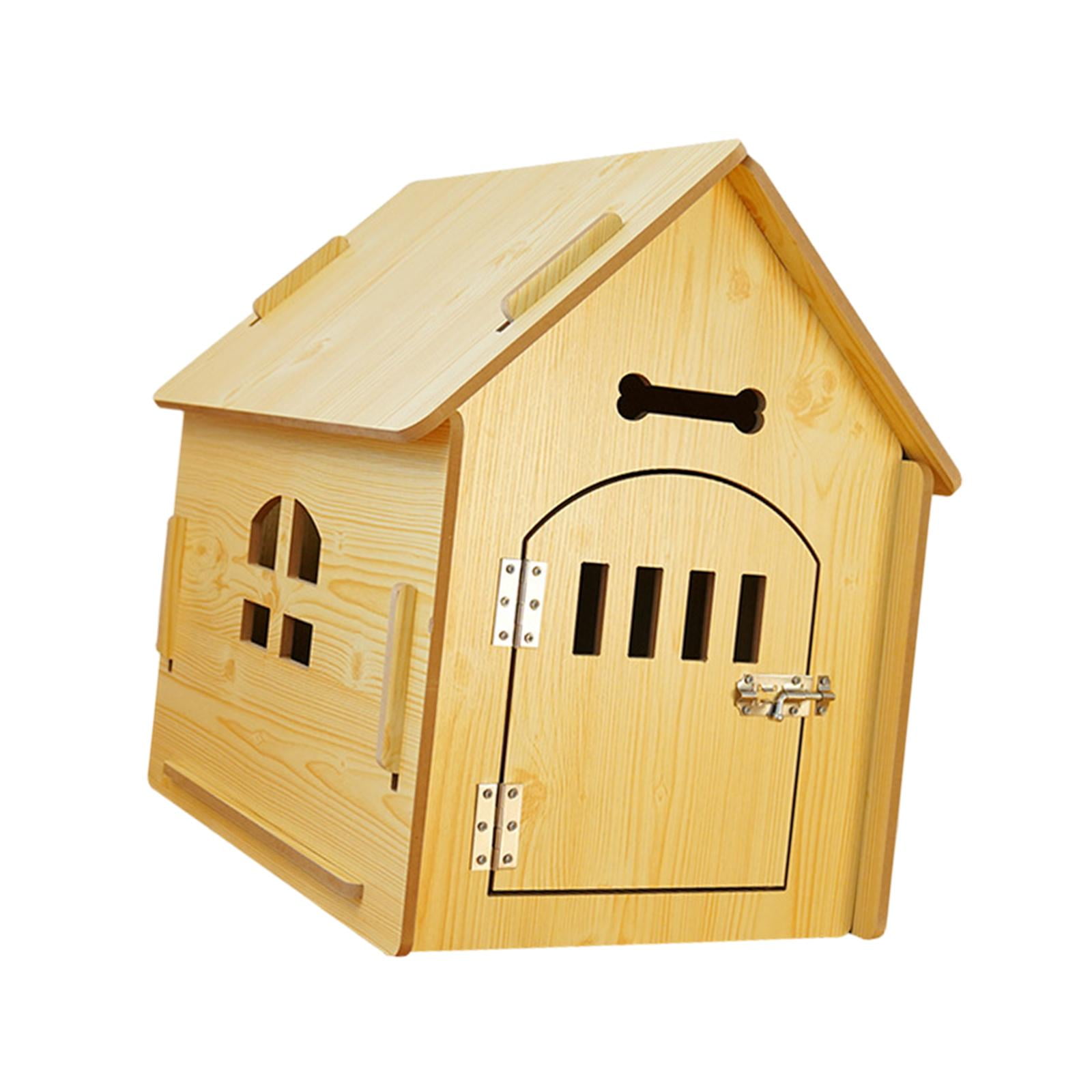 Bvdfgk Wooden Pet House, Dog Cage, Easy to Assemble, Indoor And Outdoor with Removable 40cmx39cmx45cm
