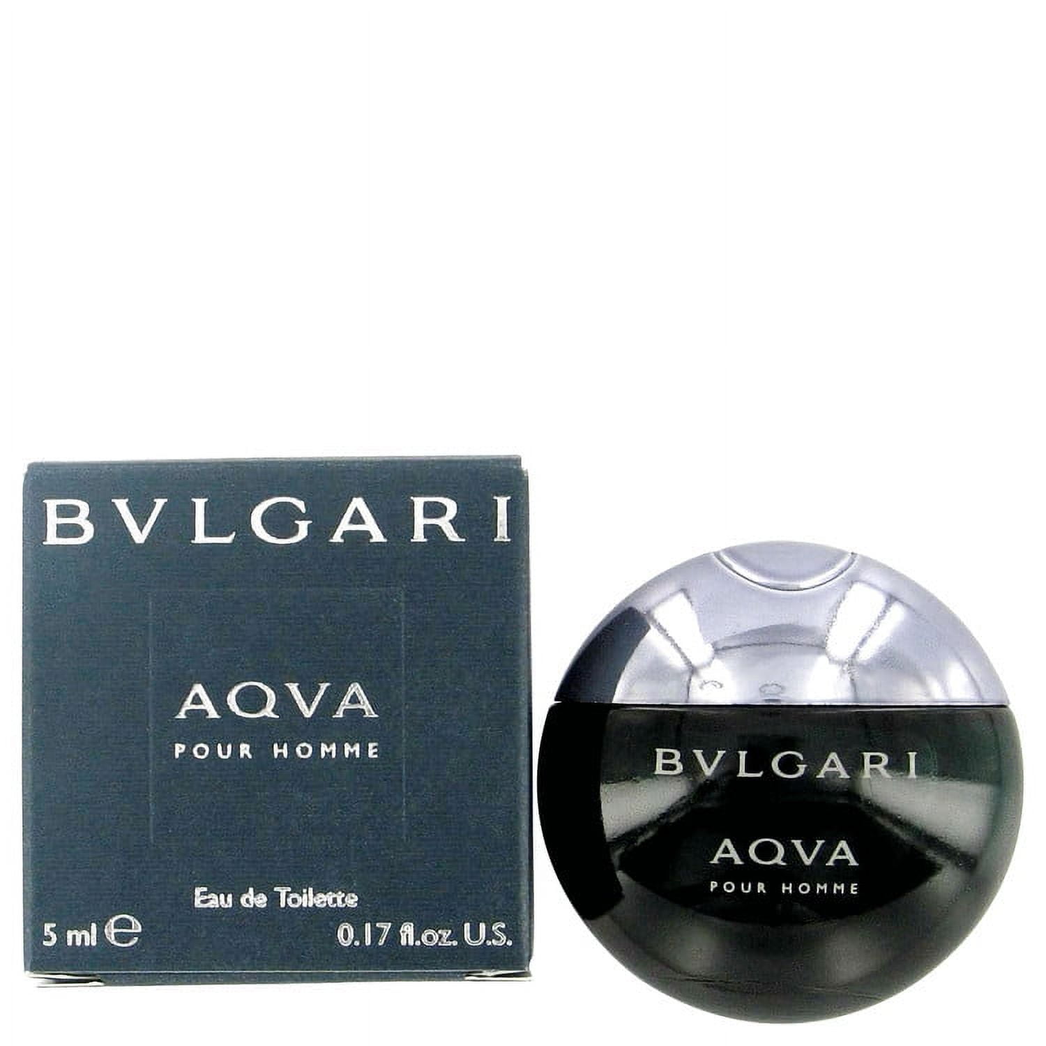 Bvlgari BLV Aqua Pour Homme Eau de Toilette, Cologne for Men, 0.17 Oz, Mini  & Travel Size 