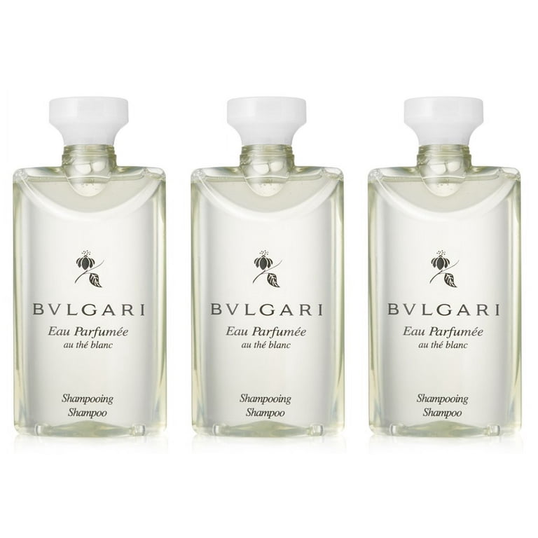 Bvlgari AU The Blanc Shampoo White Tea - 2.5 fl oz Each - Set of 3