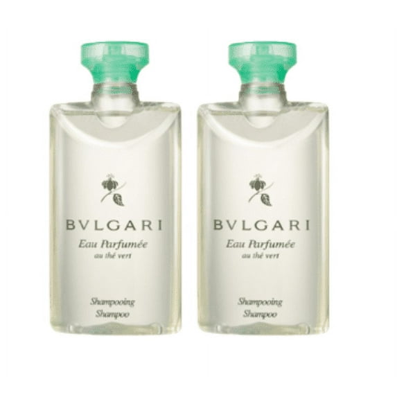 Bvlgari Au The Vert Green Tea Shampoo Lot of 2 each 2.5oz Total of 5oz Adult Unisex All Hair Types