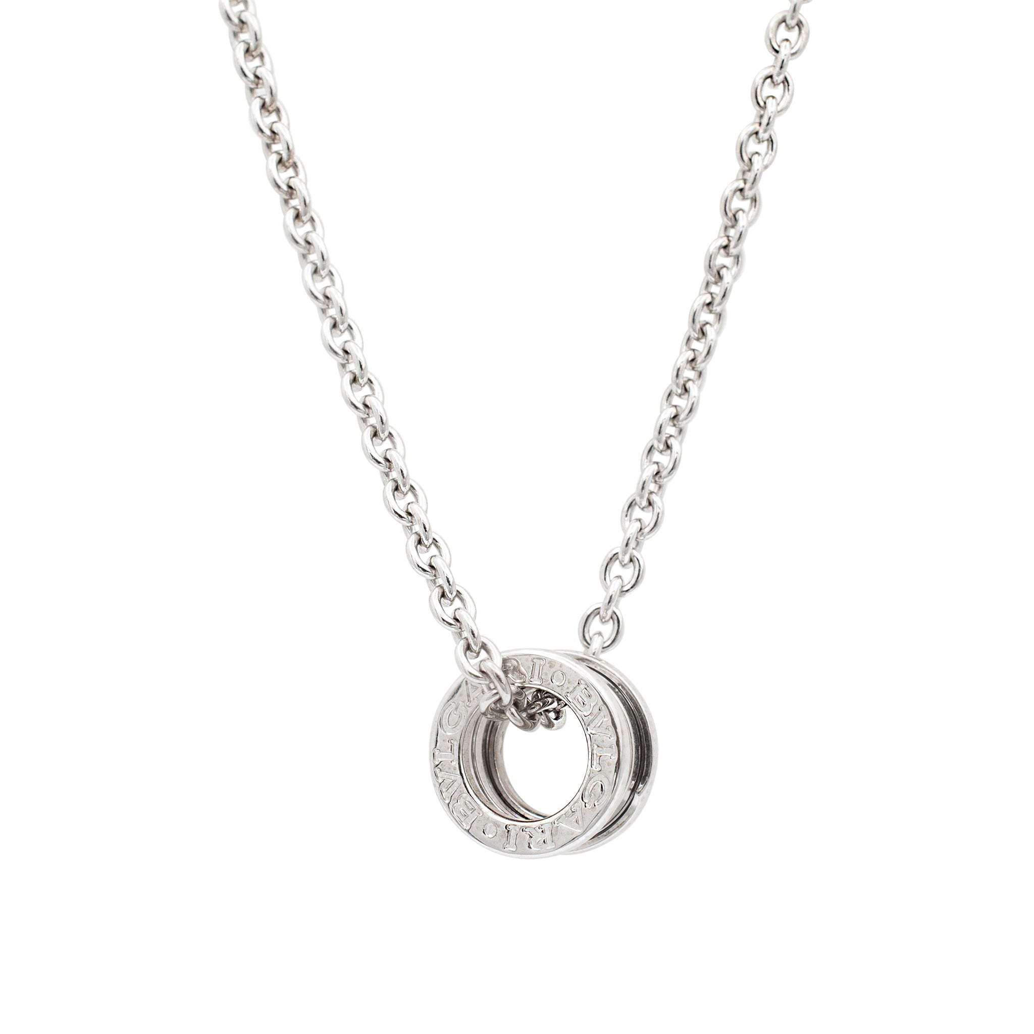 Bvlgari White Gold Necklace Without Pendant Bulgari 18ct White