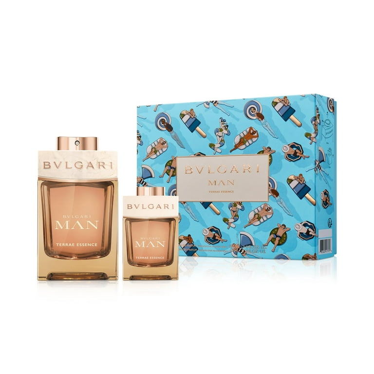 Bvlgari Man Terrae Essence Perfume, 2 Pc Gift Set 3.4oz