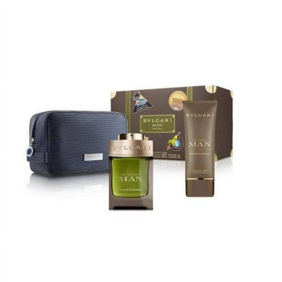 Bvlgari Bvlgari Man Wood Essence Men 3 Pc Gift Set