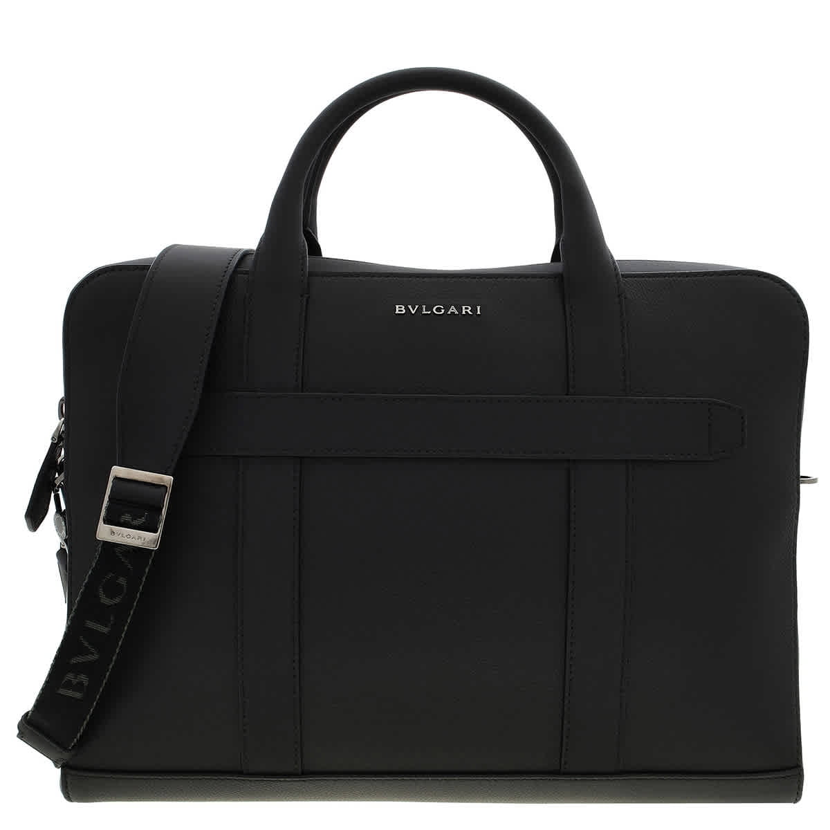 Bvlgari Calf Leather Man Briefcase