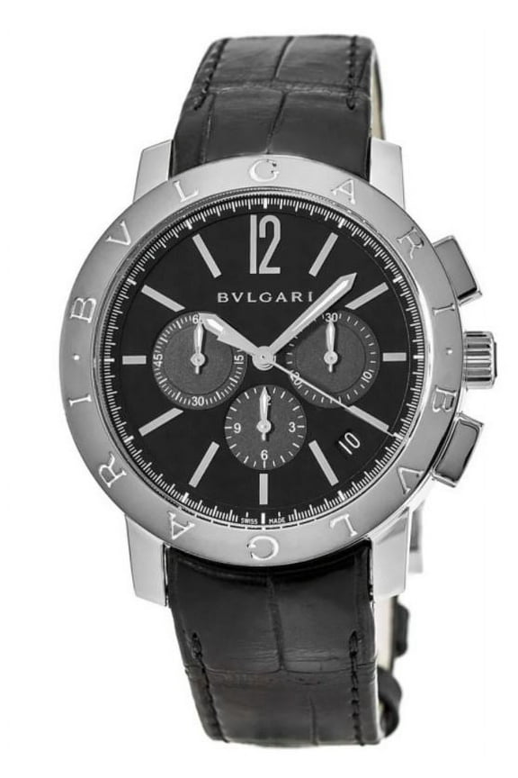 Chronograph Automatic Black Dial Men's Watch 102043