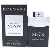 BULGARI Bvlgari Man Black Eau de Toilette Cologne for Men, 2 Oz Full Size