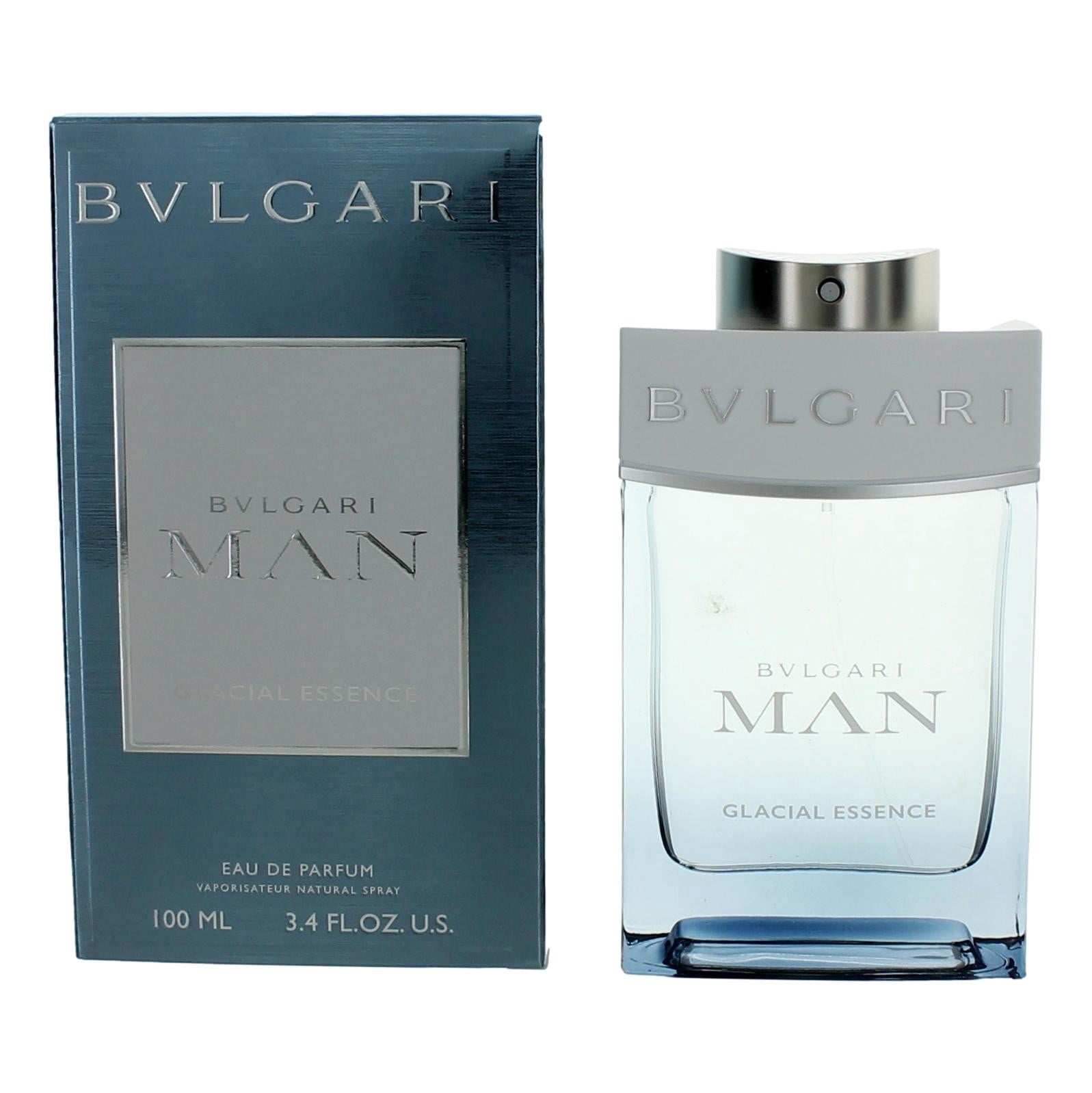 Bvlgari Man Glacial Essence Eau De Parfum Spray, 3.4 oz, Masculine