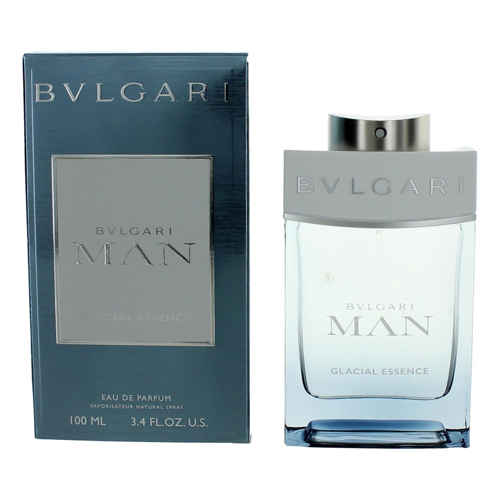 Bvlgari Man Glacial Essence Eau De Parfum Spray, 3.4 oz, Masculine