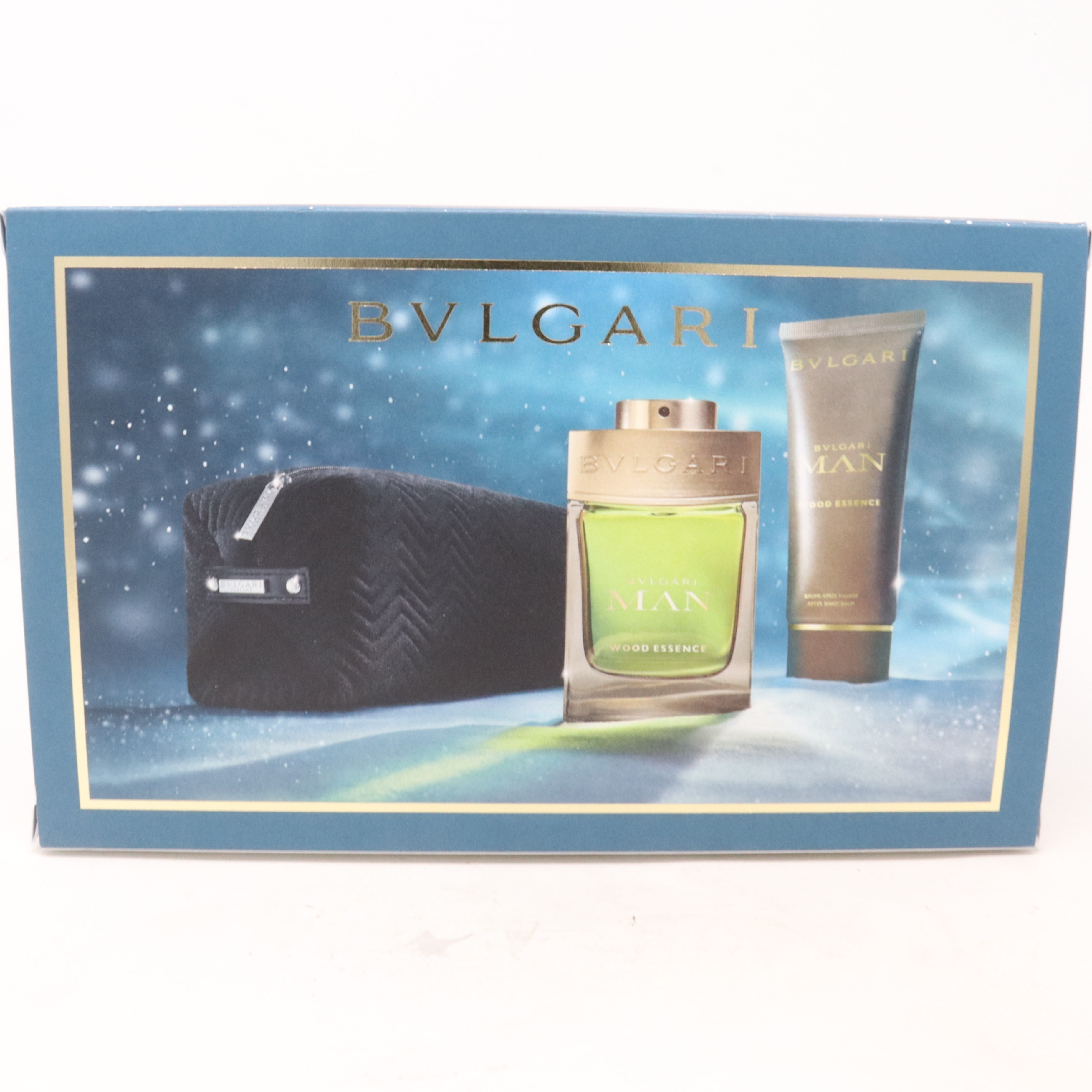 Bvlgari Man Wood Essence 3pcs Gift Set For Men 100ml Eau De Parfum
