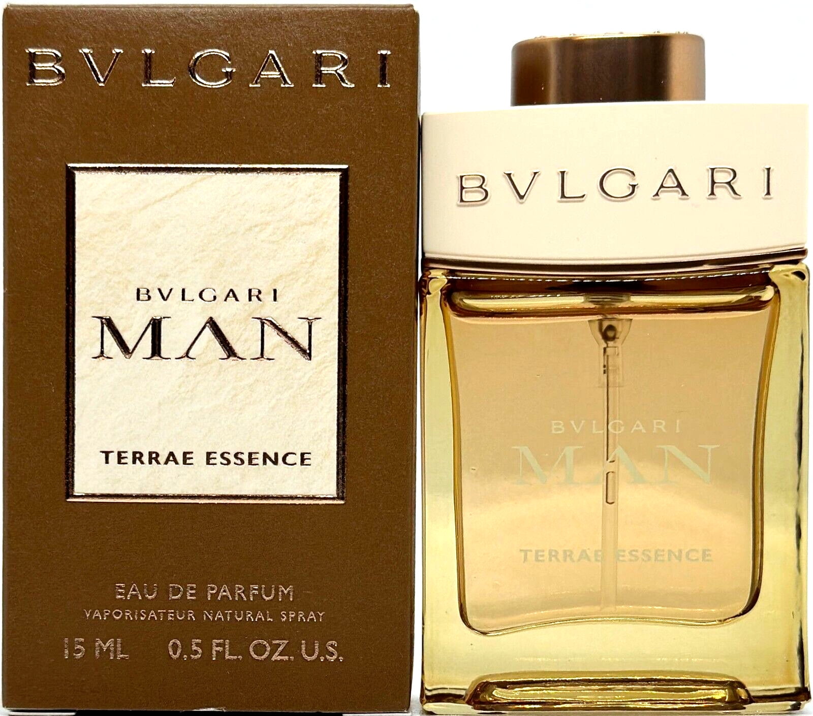 BVLGARI Men's Man Terrae Essence EDP 0.5 oz Fragrances