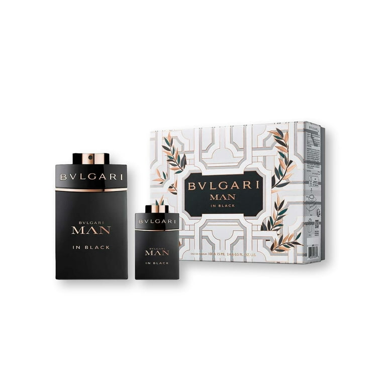 BVLGARI BLV BLACK & INTENTIONセット Bvlgari Man in Black 3.0 oz EDP spray mens cologne+ 0.5 oz EDP