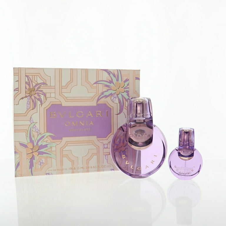 Omnia Amethyste 3.4 Eau De Toilette Spray by Bvlgari Gift Set for