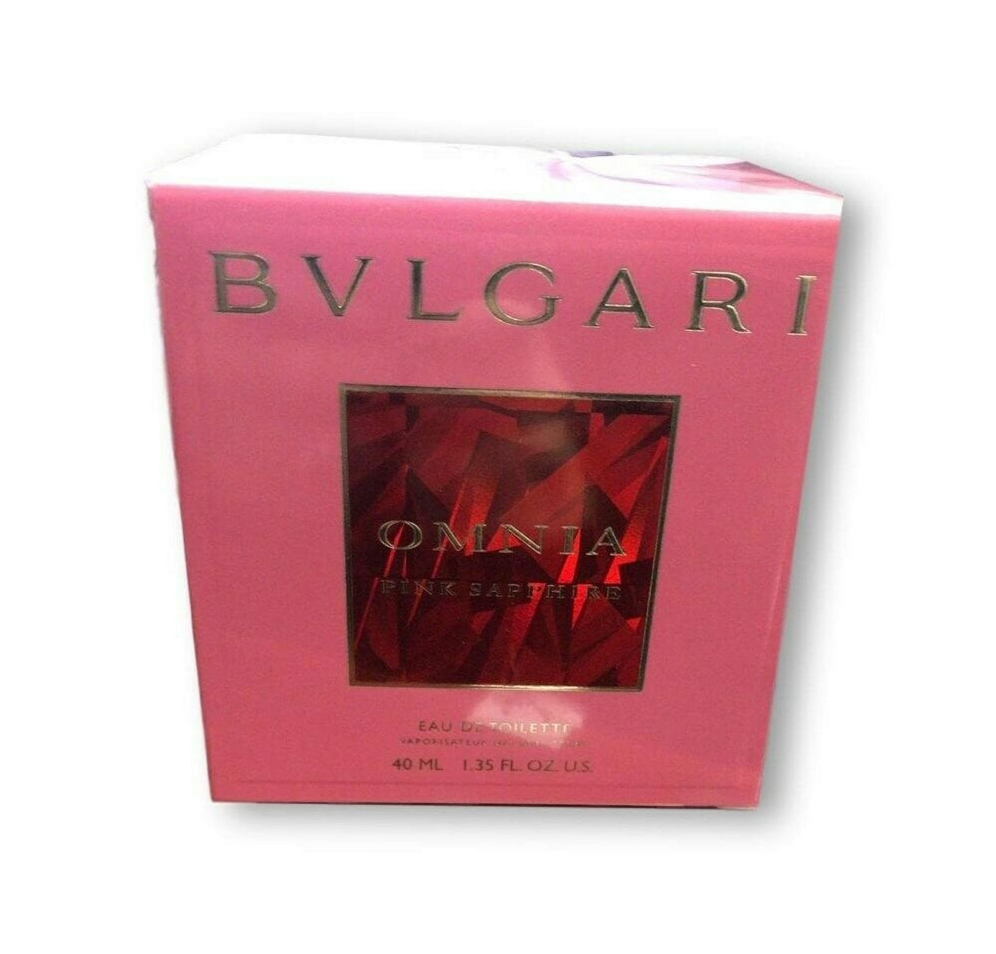 Bvlgari Omnia Pink Sapphire Eau De Toilette Spray Womens 1.35oz 40ml