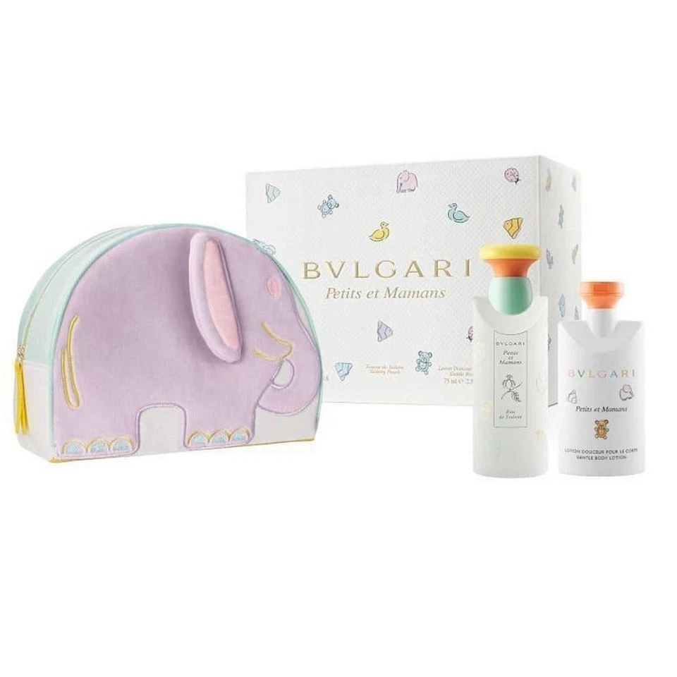 Bvlgari Petits et Mamans Perfume Gift Set, 3.4 oz EDT, 2.5 oz