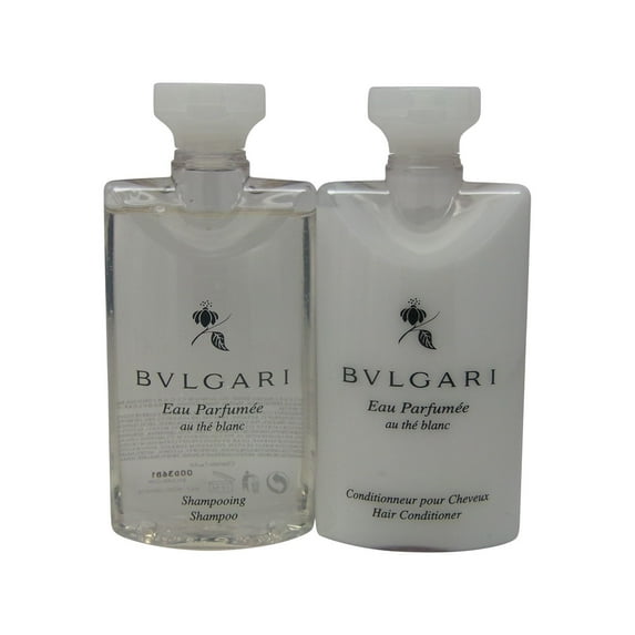 Bvlgari White Tea au the blanc Shampoo & Conditioner lot of 4 (2 of each)