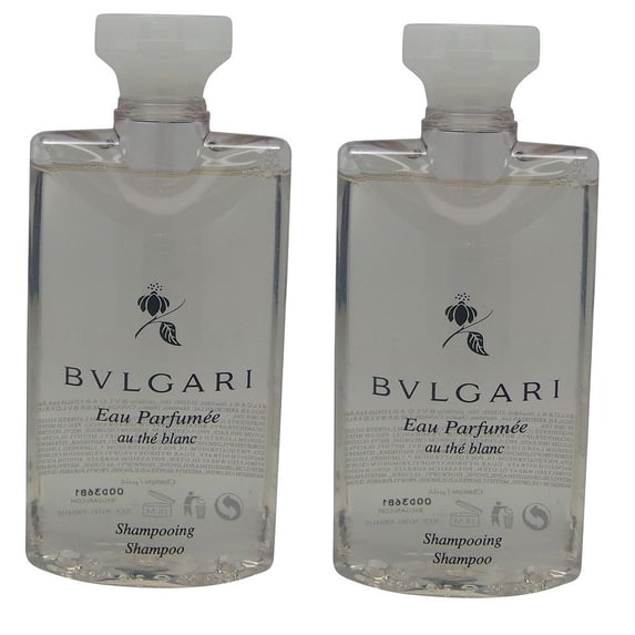 Bvlgari White Tea au the blanc Shampoo lot of 2 each 2.5oz Total of 5oz