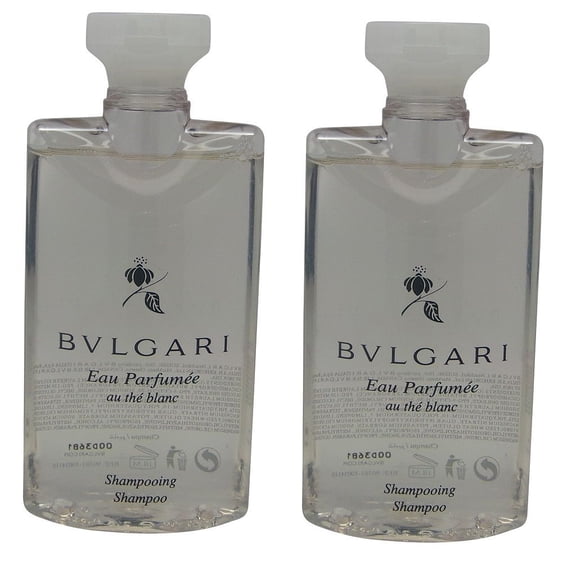 Bvlgari White Tea au the blanc Shampoo lot of 2 each 2.5oz Total of 5oz