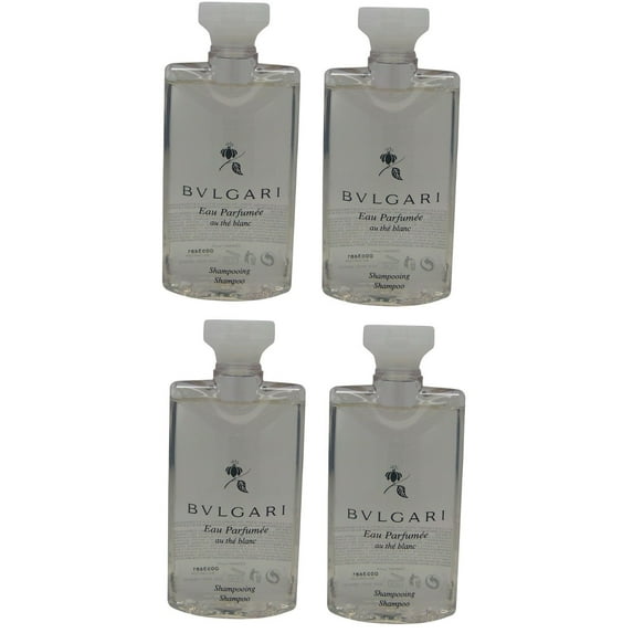 Bvlgari White Tea au the blanc Shampoo lot of 4 each 2.5oz Total of 10oz