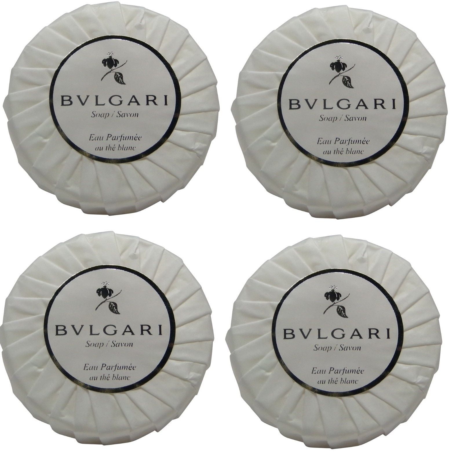 Bvlgari White Tea Soap Set 4 Bars 10.4oz Burundi Ubuy