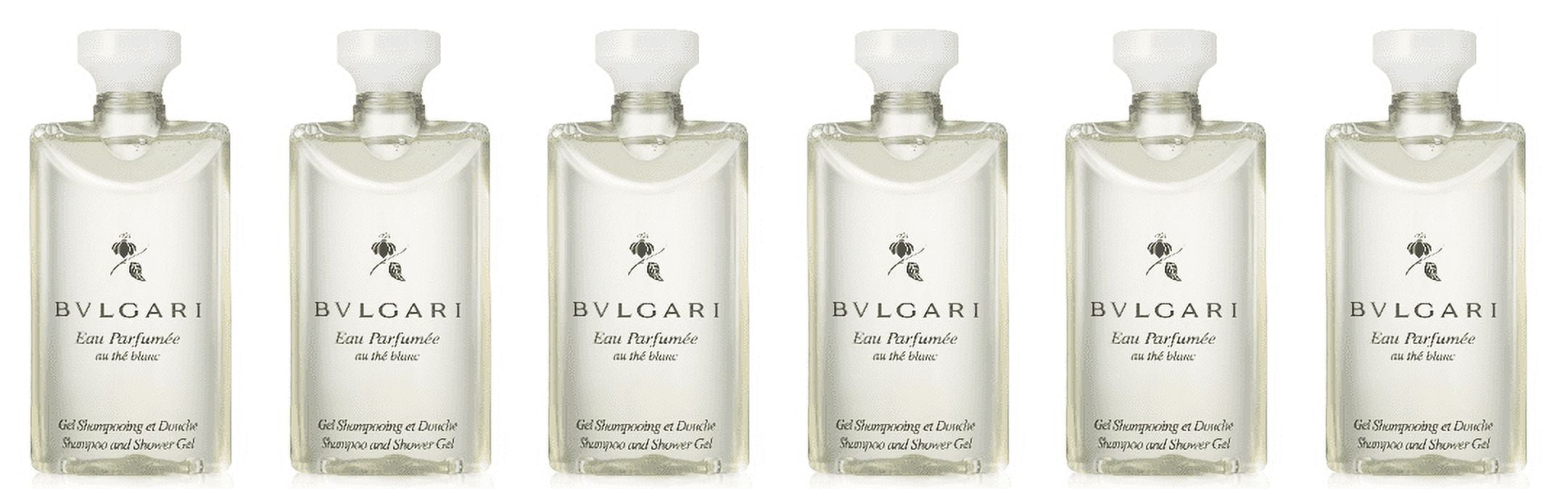 Bvlgari AU The Vert (Green Tea) Shampoo and Shower Gel Set of 3, 2.5 Fluid Ounce Bottles