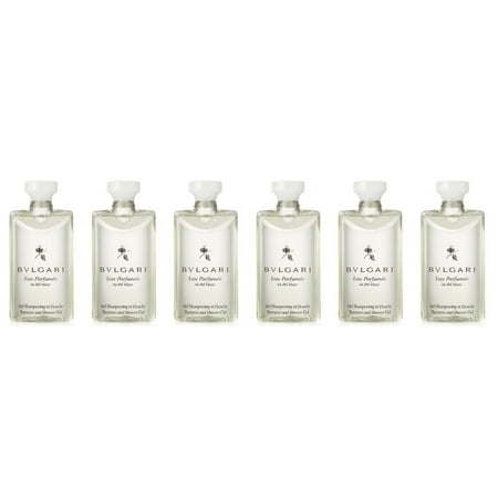 Bvlgari au the blanc (white tea) Shampoo and Shower Gel 2.5 Oz Set of 6