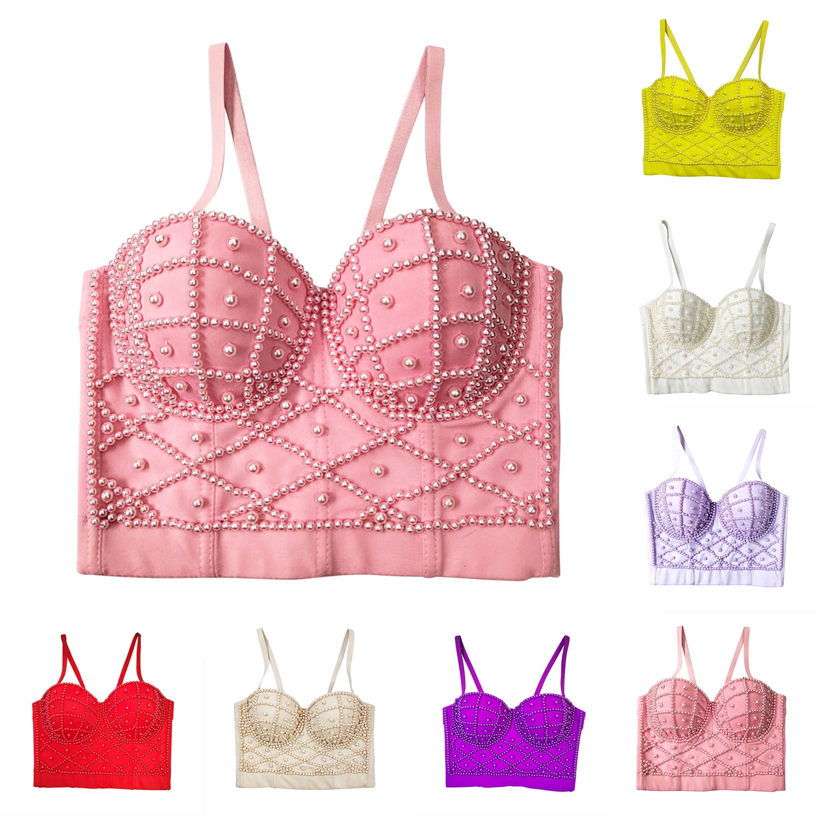 Bvxeep Large Cup Size Women's Push-Up Breathable Daily Bra Daily Bra ...