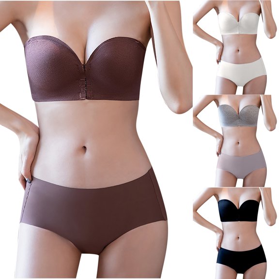 Bvxeep Push-up Side Breast Support-sagging Seamless Wireless Bra
