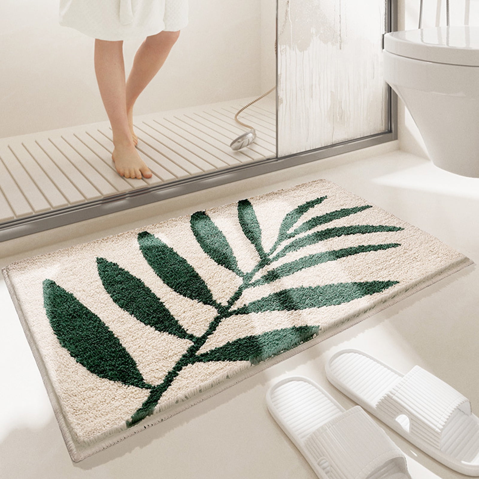 Bvxeep Rugs, Bath Rugs, Moss Rug Floral Area Rugs Plant Flowers ...
