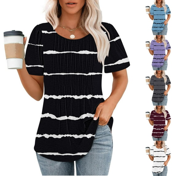 Bvxeep Women's Casual Printed Top
