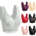 thumbnail image 1 of Bvxeep Women's Lace Wirefree Bra Daily Underwear, 1 of 5