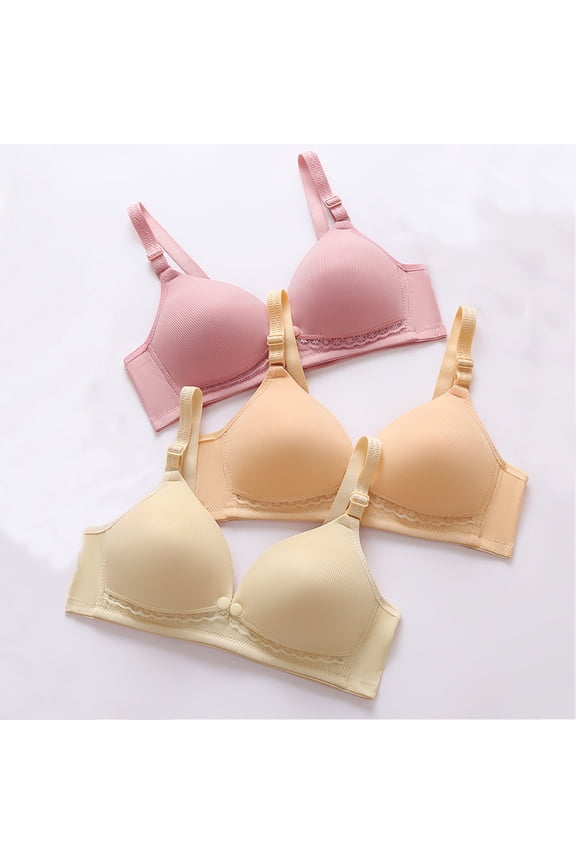 Women's Lace Wireless Bra-Seamless Push-up Cup,-exposure, Maternity Nursing, Everyday Wear
