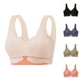 thumbnail image 1 of Bvxeep Women's Push-up Lace Back-beautifying Seamless Bra Wireless, 1 of 4