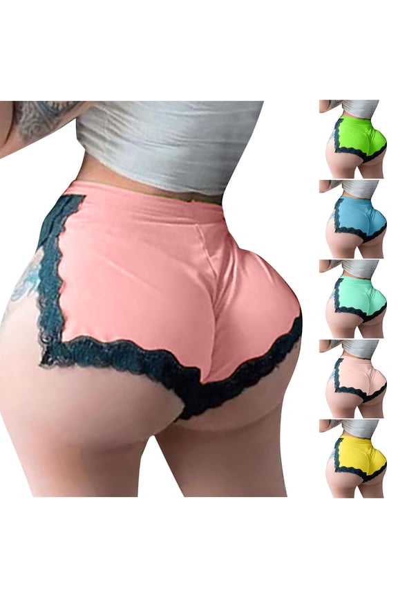 Women's Solid Color Plus Size Casual Split Hem Sports Shorts