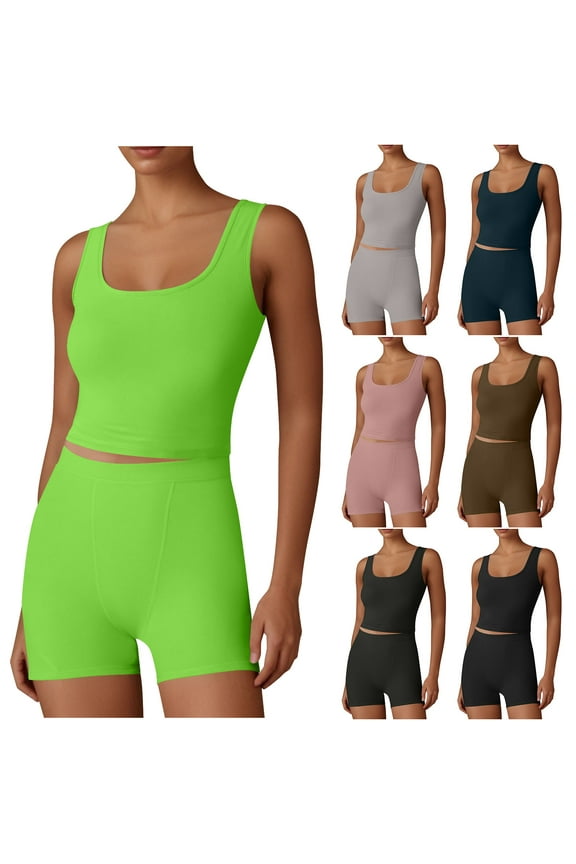 Women's Sports Yoga Breathable Fitness Set with Comfortable and Breathable Fabric