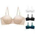 thumbnail image 1 of Bvxeep Women's Wireless Seamless Push-up-exposure Bra, 1 of 7