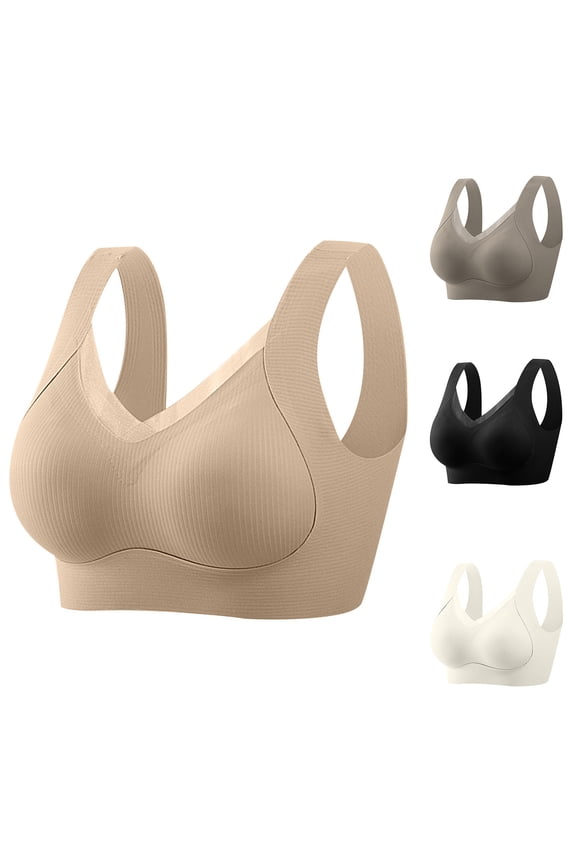 Women's Wireless Tank Top Push-up Seamless Bra