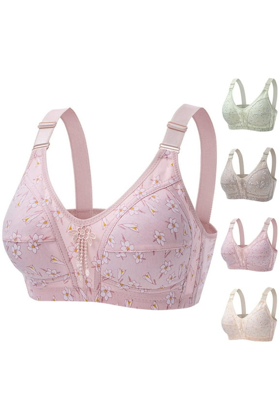 Women's Wireless-exposure Push-up-sagging Wireless Lightweight Cup Everyday Bra Everyday Bra