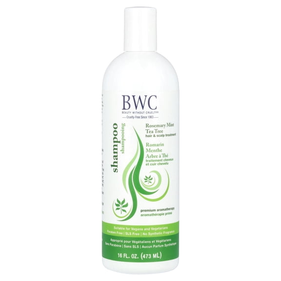 Bwc Premium Aromatherapy Hair Shampoo, Rosemary Mint and Tea Tree - 16 oz