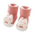 thumbnail image 1 of Bwdbhd Baby Shoe Baby Sock Shoes Toddler Cartoon Soft Rubber Sole Non Slip Floor Slipper for Boys Girls First Walking D,6-12 Months, 1 of 4