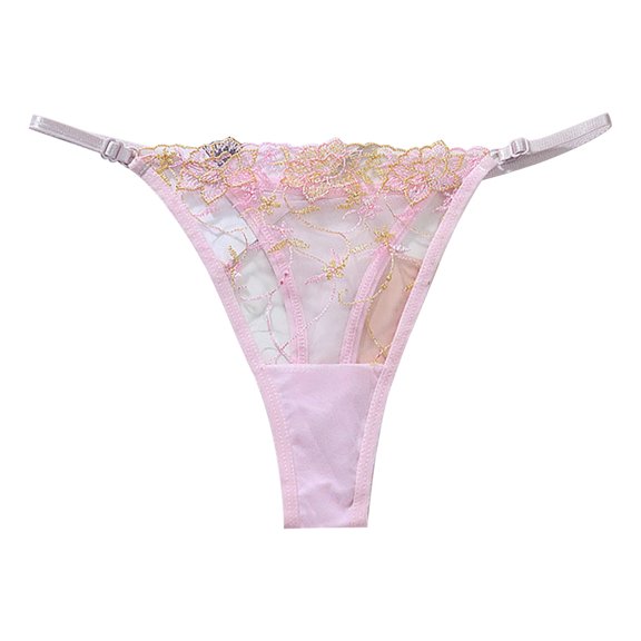 Bwdbhd Ladies Underwear Panties Underpants Panties High Waist Panties Underwear Panties Bikini Solid Womens Briefs Knickers Cotton Panties Pink,L