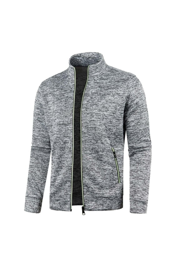 Mens Bomber Jacket Casual Zip Up Lightweight Varsity Slim Fit Windbreaker Softshell Spring Sportswear Jackets Coat Men's Jacket Spring Fall Jacket Coat Gray,M