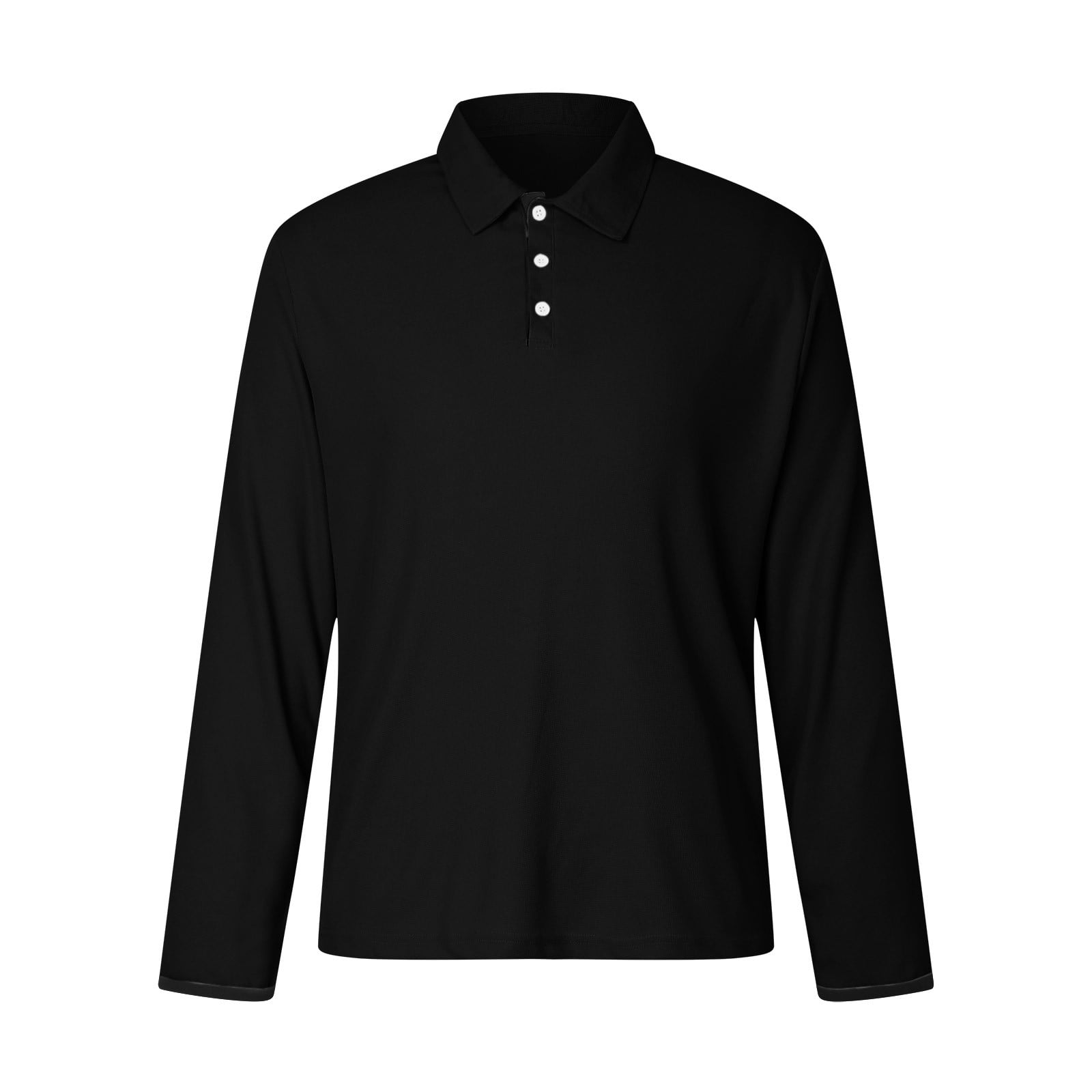 Bwdbhd Mens Golf Polo Shirts Adult Performance Long-Sleeve Polo