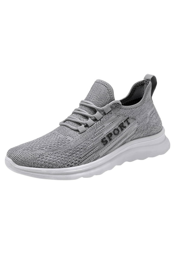 Shoes Men Walking Shoes Wide Width Sneakers for Men Wide Toe Running Shoes Gray,9