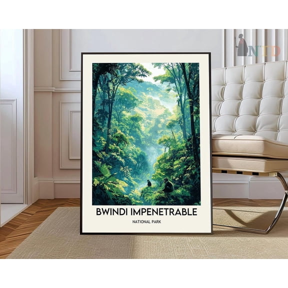 Bwindi Impenetrable Forest Poster Unframed Paper Print