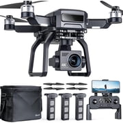 Bwine F7GB2 Pro Drones with Camera for Adults 4K UHD Aerial, 3-Axis Gimbal, 10000FT Control, 75 Mins Flight Time with 3 Batteries, GPS Follow, Waypoint, Orbit F