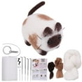 thumbnail image 1 of Bwiyojiz 1.4" Educational Toys Needle Felting Kit Animals Kits for Beginners Cats DIY Wool and Needles Set with Instruction Crafts Toy, Gifts for Friend, 1 of 2